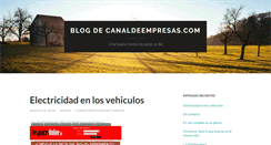 Desktop Screenshot of canaldeempresas.com