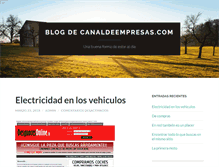 Tablet Screenshot of canaldeempresas.com